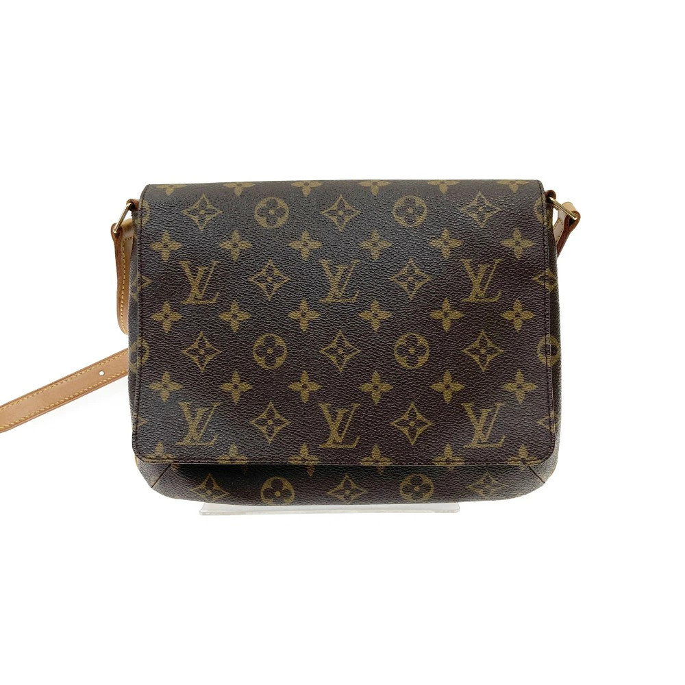 Louis Vuitton Monogram Tango Musette Short Bag Hobo Brown